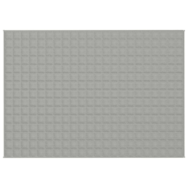 Load image into Gallery viewer, Vidaxl verzwaringsdeken 155x220 cm 11 kg stof grijs
