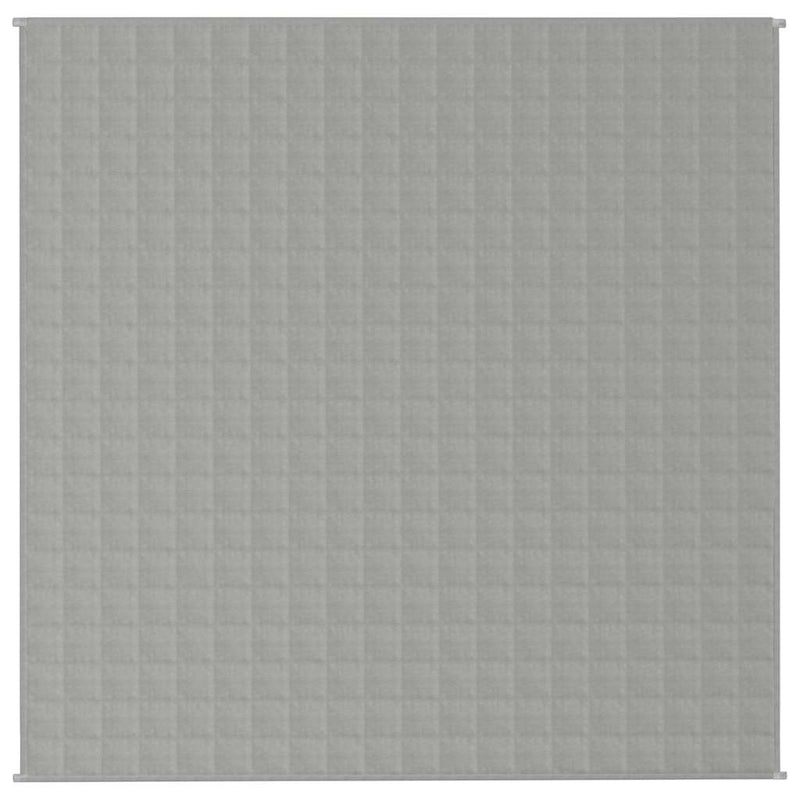Load image into Gallery viewer, Vidaxl verzwaringsdeken 200x200 cm 13 kg stof grijs
