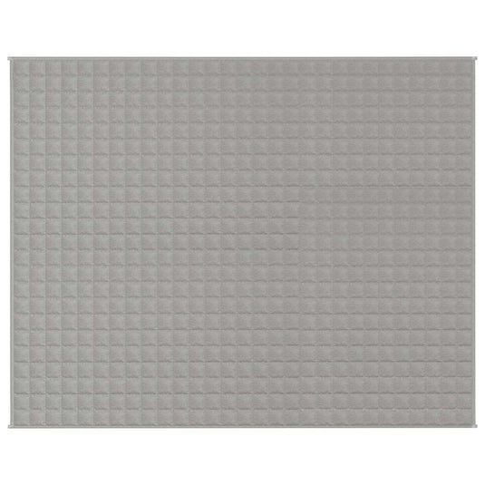 Vidaxl verzwaringsdeken 235x290 cm 15 kg stof grijs