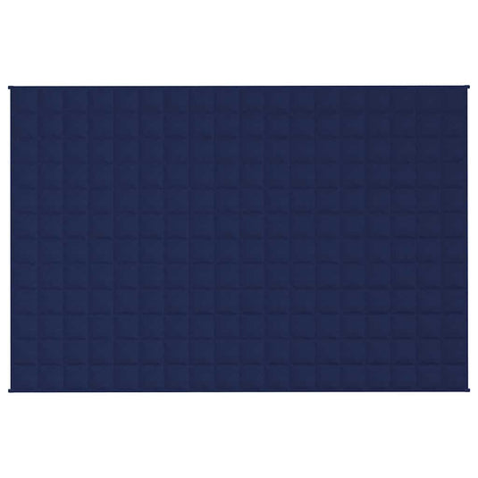 Vidaxl verzwaringsdeken 120x180 cm 5 kg stof blauw