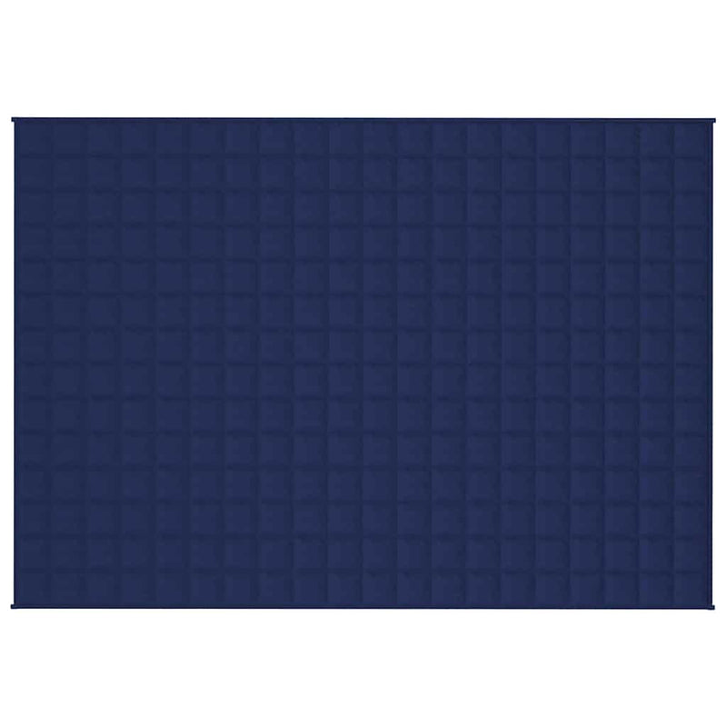 Load image into Gallery viewer, Vidaxl verzwaringsdeken 138x200 cm 6 kg stof blauw
