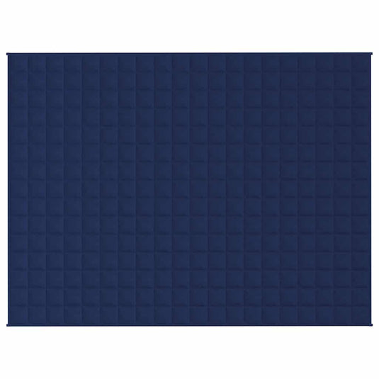Vidaxl verzwaringsdeken 150x200 cm 11 kg stof blauw