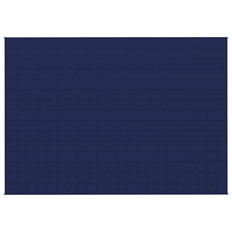 Load image into Gallery viewer, Vidaxl verzwaringsdeken 155x220 cm 7 kg stof blauw
