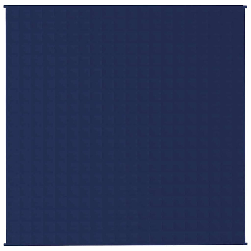 Load image into Gallery viewer, Vidaxl verzwaringsdeken 200x200 cm 13 kg stof blauw
