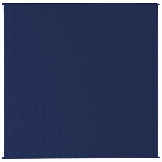 Vidaxl verzwaringsdeken 200x200 cm 13 kg stof blauw