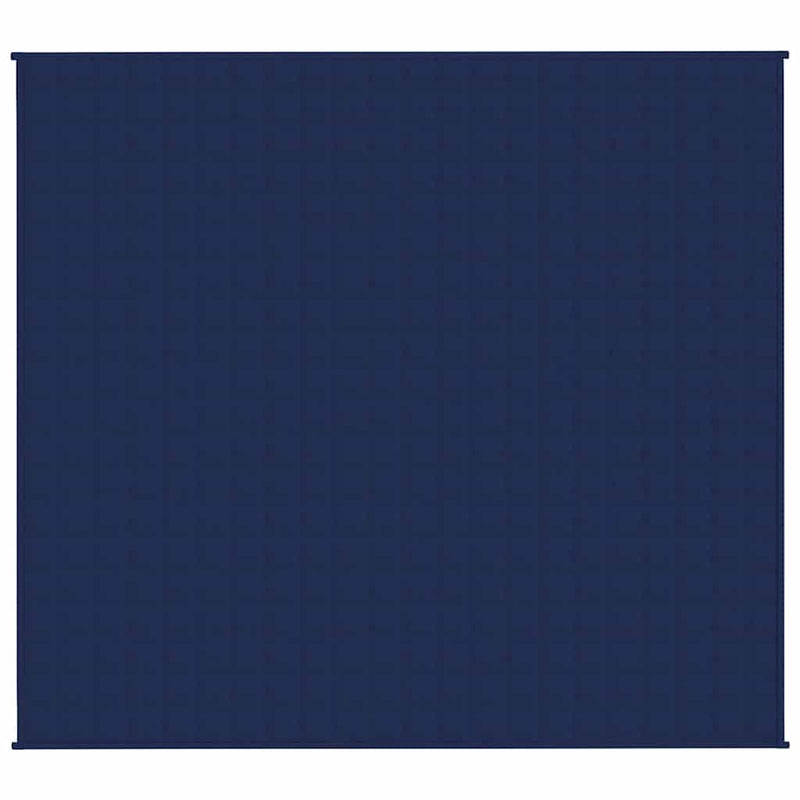 Load image into Gallery viewer, Vidaxl verzwaringsdeken 200x225 cm 9 kg stof blauw
