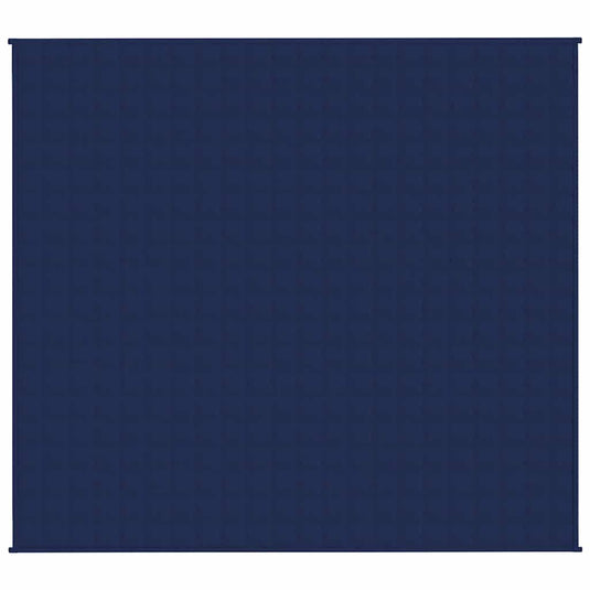 Vidaxl verzwaringsdeken 200x225 cm 9 kg stof blauw