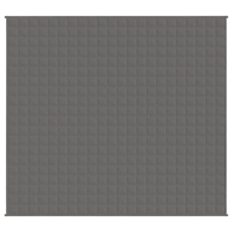 Load image into Gallery viewer, Vidaxl verzwaringsdeken 200x225 cm 9 kg stof grijs
