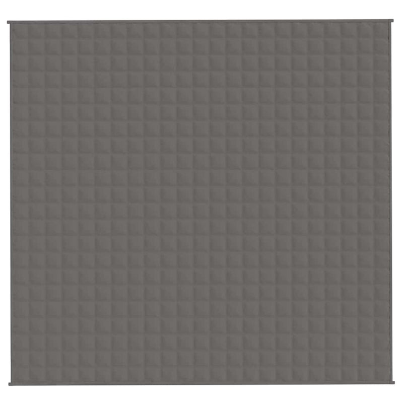 Load image into Gallery viewer, Vidaxl verzwaringsdeken 220x235 cm 15 kg stof grijs

