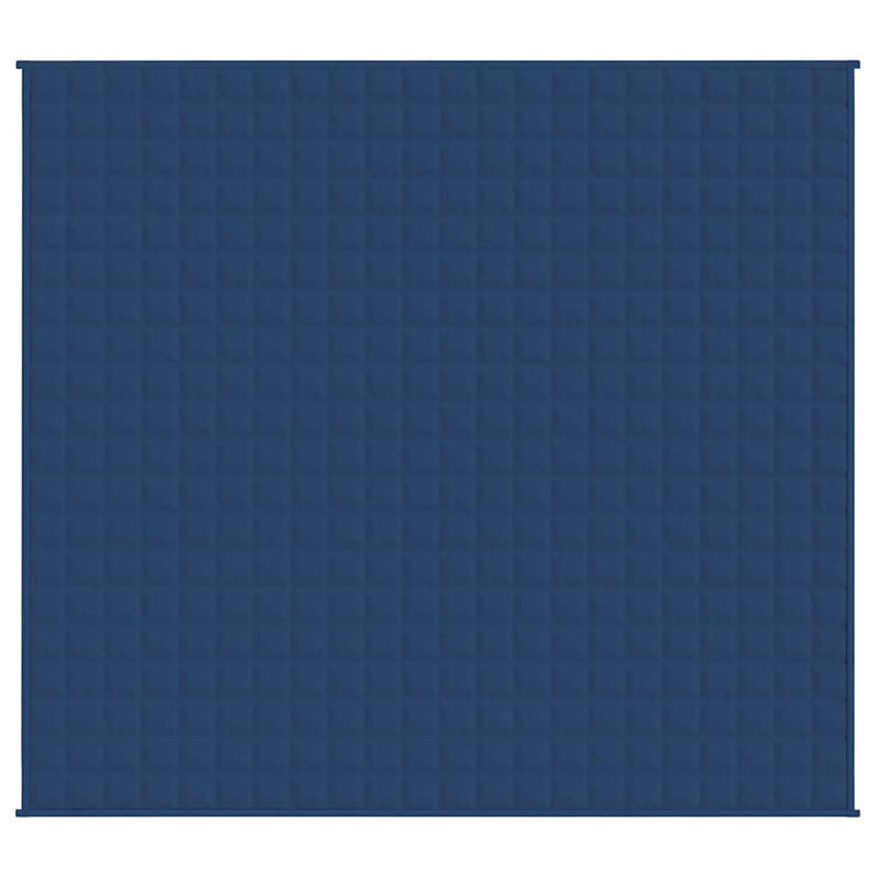 Load image into Gallery viewer, Vidaxl verzwaringsdeken 220x235 cm 15 kg stof blauw
