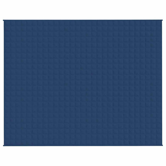 Vidaxl verzwaringsdeken 235x290 cm 11 kg stof blauw