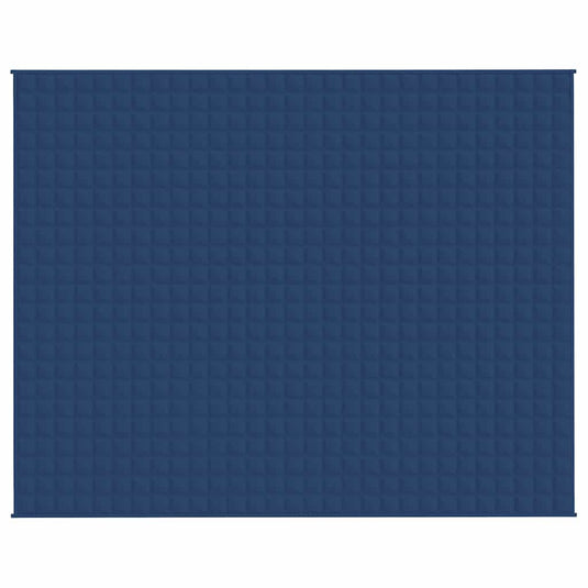 VidaXL Verzwaringsdeken 235x290 cm 15 kg stof blauw