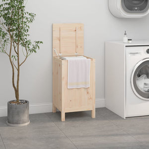 Vidaxl wasmand 44x44x76 cm massief grenenhout