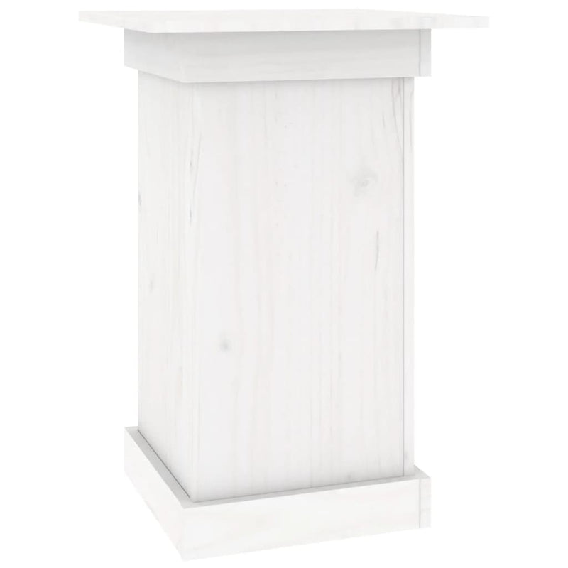 Load image into Gallery viewer, Vidaxl bloemenstandaard 40x40x60 cm massief grenenhout wit
