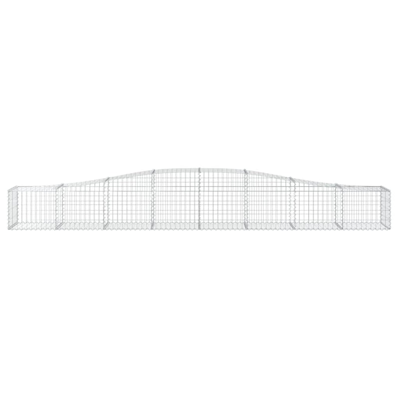 Load image into Gallery viewer, Vidaxl schanskorf gewelfd 400x50x40 60 cm gegalvaniseerd ijzer
