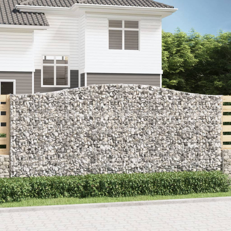 Load image into Gallery viewer, VidaXL Schanskorf gewelfd 400x50x180 200 cm gegalvaniseerd ijzer
