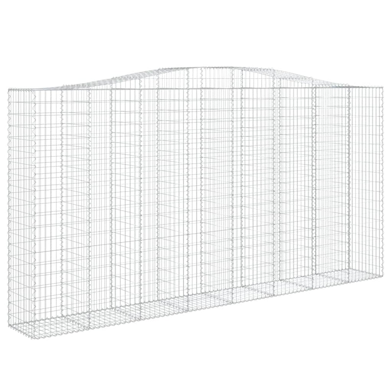 Load image into Gallery viewer, VidaXL Schanskorf gewelfd 400x50x200 220 cm gegalvaniseerd ijzer
