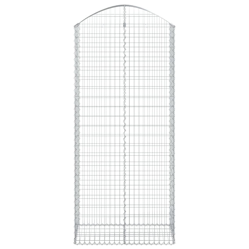 Load image into Gallery viewer, Vidaxl schanskorf gewelfd 100x50x220 240 cm gegalvaniseerd ijzer
