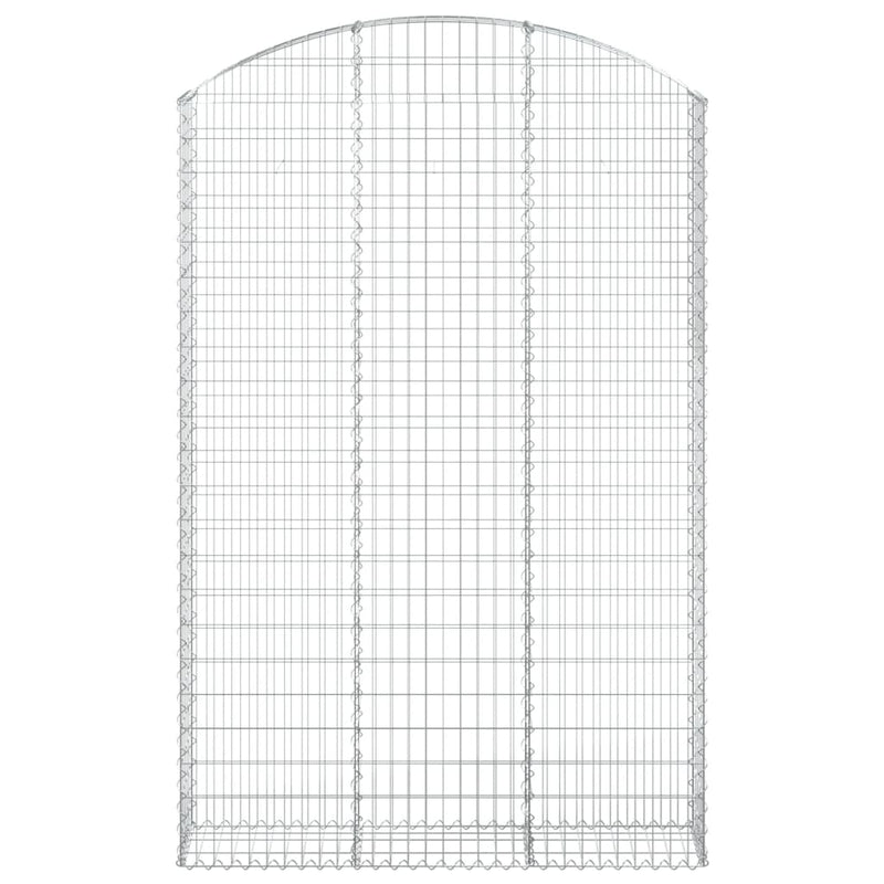 Load image into Gallery viewer, VidaXL Schanskorf gewelfd 150x30x220 240 cm gegalvaniseerd ijzer
