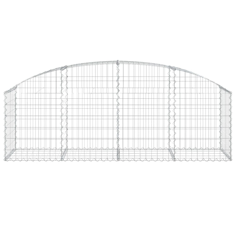 Load image into Gallery viewer, Vidaxl schanskorf gewelfd 200x50x60 80 cm gegalvaniseerd ijzer
