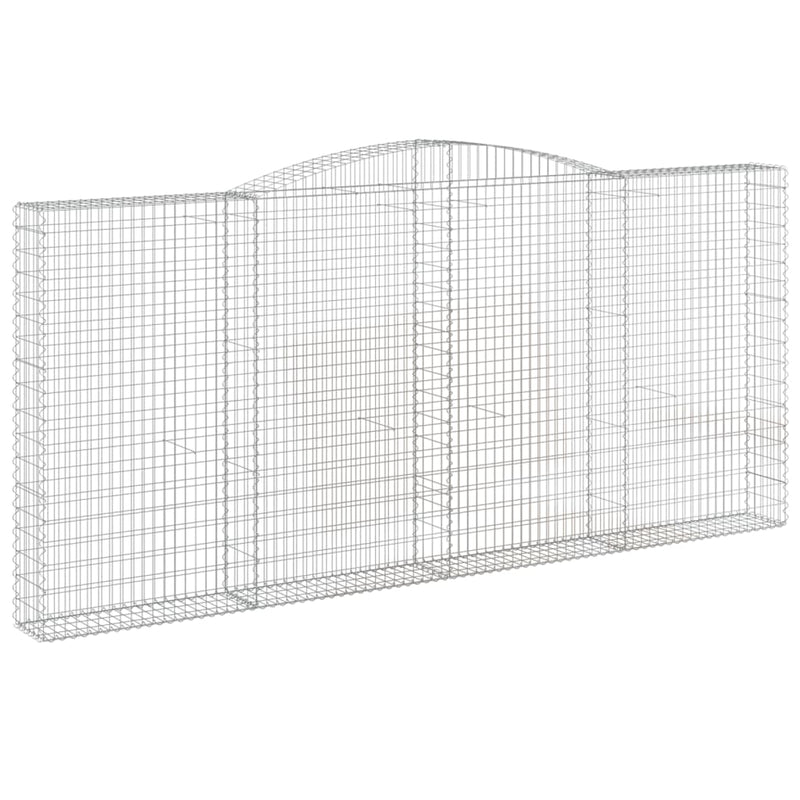 Load image into Gallery viewer, VidaXL Schanskorf gewelfd 400x30x180 200 cm gegalvaniseerd ijzer
