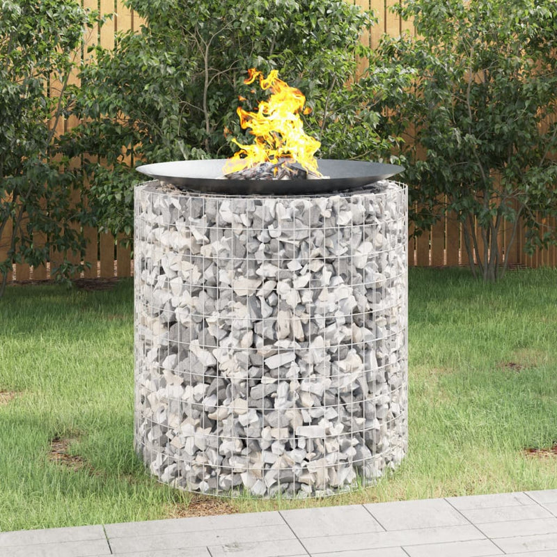Chargez l'image dans la visionneuse de la galerie, Vidaxl schanskorf vuurplaats ø 100 cm gegalvaniseerd ijzer

