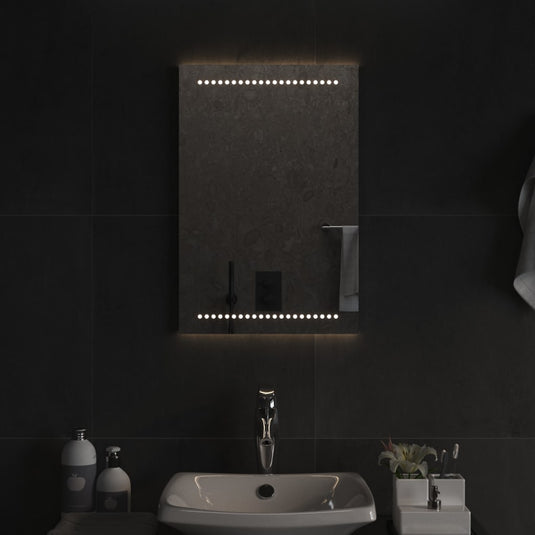 Vidaxl badkamerspiegel led 40x60 cm