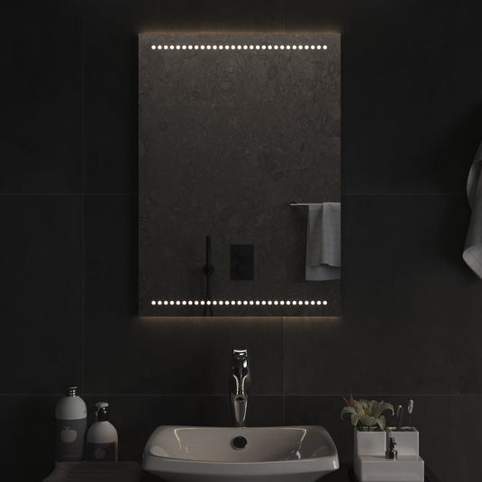 Vidaxl badkamerspiegel led 50x70 cm
