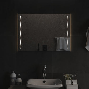 Vidaxl badkamerspiegel led 50x70 cm