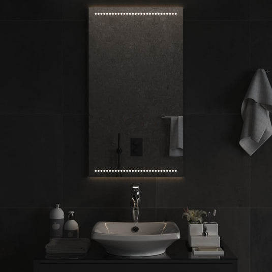 Vidaxl badkamerspiegel led 50x90 cm