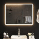 Vidaxl badkamerspiegel led 60x80 cm