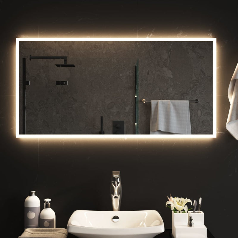 Load image into Gallery viewer, VidaXL Badkamerspiegel LED 50x100 cm

