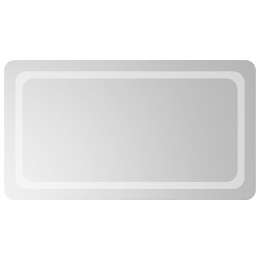 Vidaxl badkamerspiegel led 50x90 cm