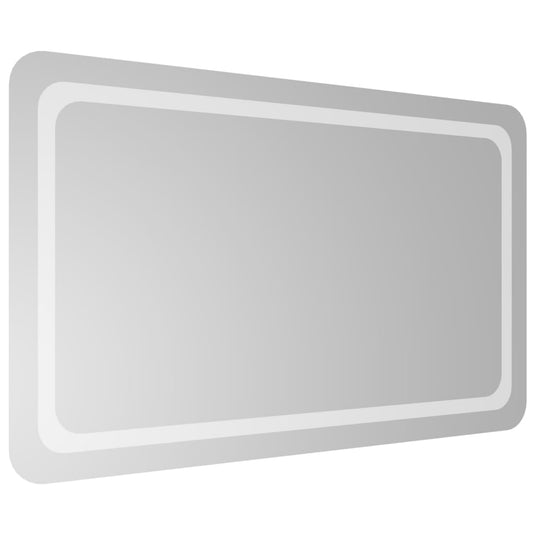 Vidaxl badkamerspiegel led 60x100 cm