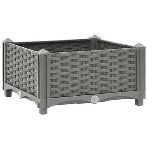 Vidaxl plantenbak verhoogd 40x40x23 cm polypropeen