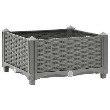 Vidaxl plantenbak verhoogd 40x40x23 cm polypropeen