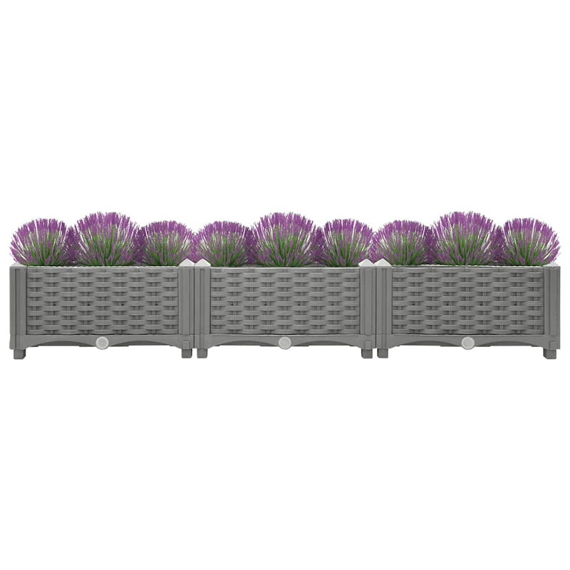 Load image into Gallery viewer, Vidaxl plantenbak verhoogd 120x40x23 cm polypropeen
