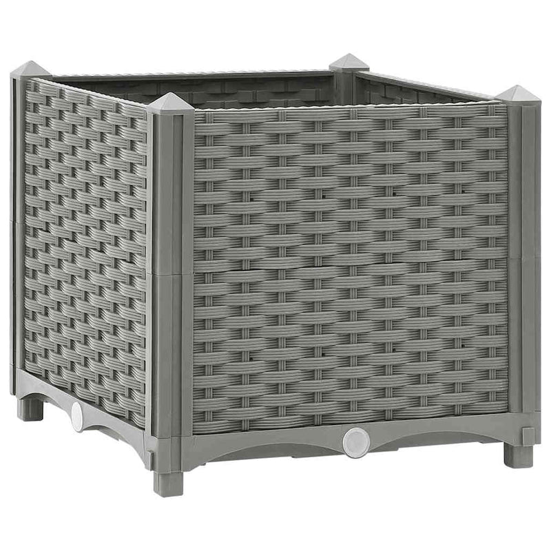 Load image into Gallery viewer, Vidaxl plantenbak verhoogd 40x40x38 cm polypropeen
