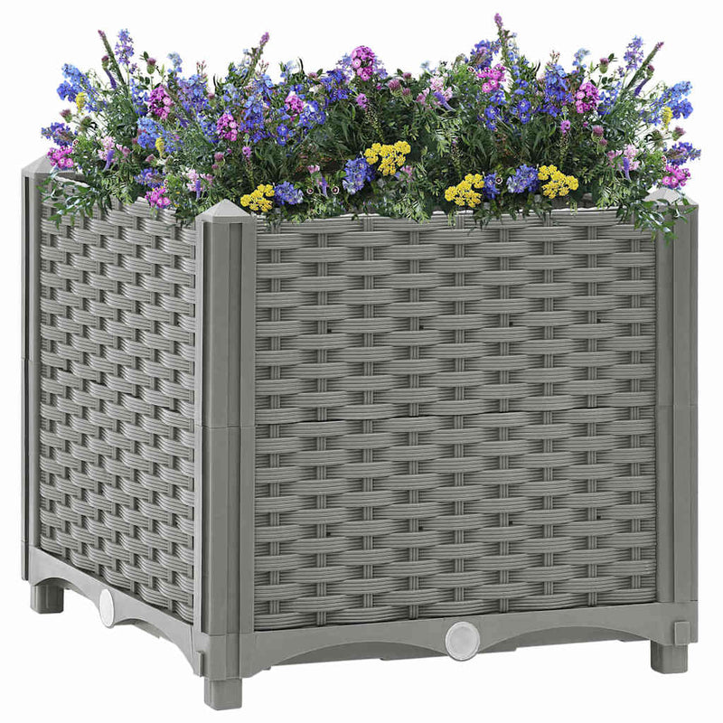 Load image into Gallery viewer, Vidaxl plantenbak verhoogd 40x40x38 cm polypropeen
