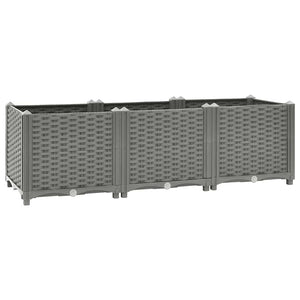 Vidaxl plantenbak verhoogd 120x40x38 cm polypropeen