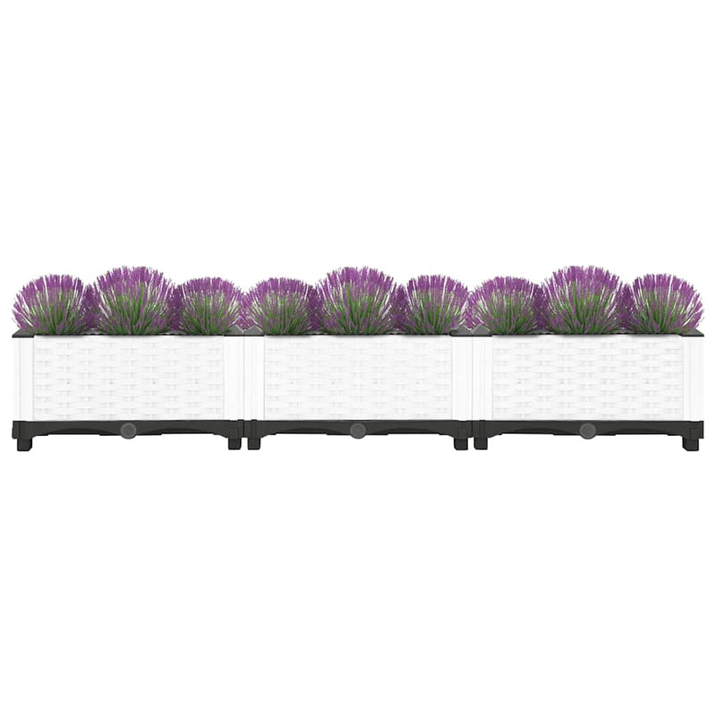Load image into Gallery viewer, Vidaxl plantenbak verhoogd 120x40x23 cm polypropeen
