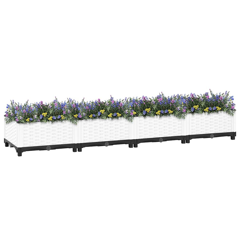 Afbeelding laden in galerijviewer, Vidaxl plantenbak verhoogd 160x40x23 cm polypropeen
