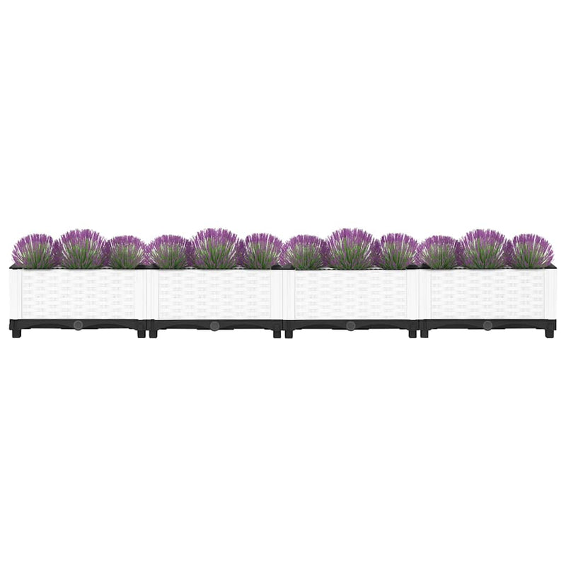 Afbeelding laden in galerijviewer, Vidaxl plantenbak verhoogd 160x40x23 cm polypropeen
