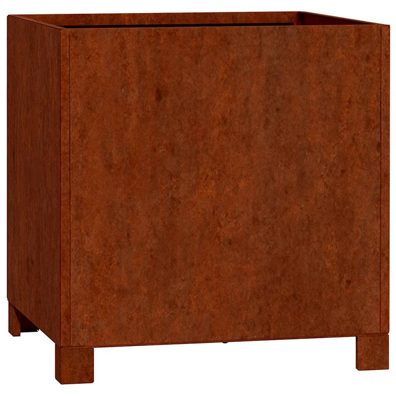 Load image into Gallery viewer, Vidaxl plantenbak met poten roestig 40x40x40 cm cortenstaal
