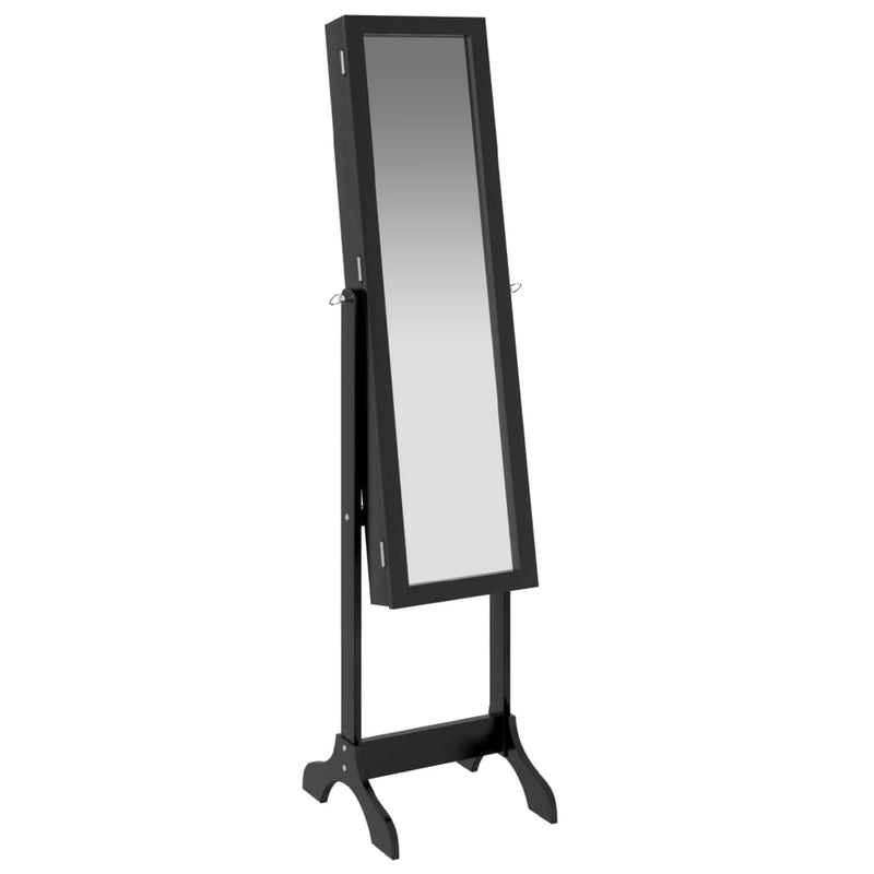 Load image into Gallery viewer, Vidaxl spiegel vrijstaand 34x37x146 cm zwart
