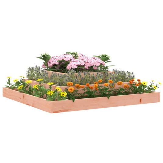 Vidaxl plantenbak 110x110x27 cm massief douglashout