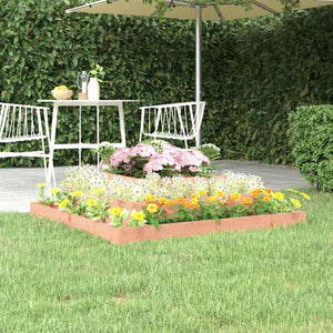Vidaxl plantenbak 110x110x27 cm massief douglashout