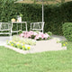 Vidaxl plantenbak 110x110x27 cm massief grenenhout wit