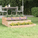 Vidaxl plantenbak 78x78x27 cm massief grenenhout