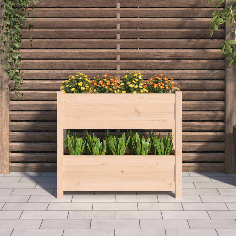ギャラリービューアに画像をロードする, Vidaxl plantenbak 77x25x66 cm massief grenenhout
